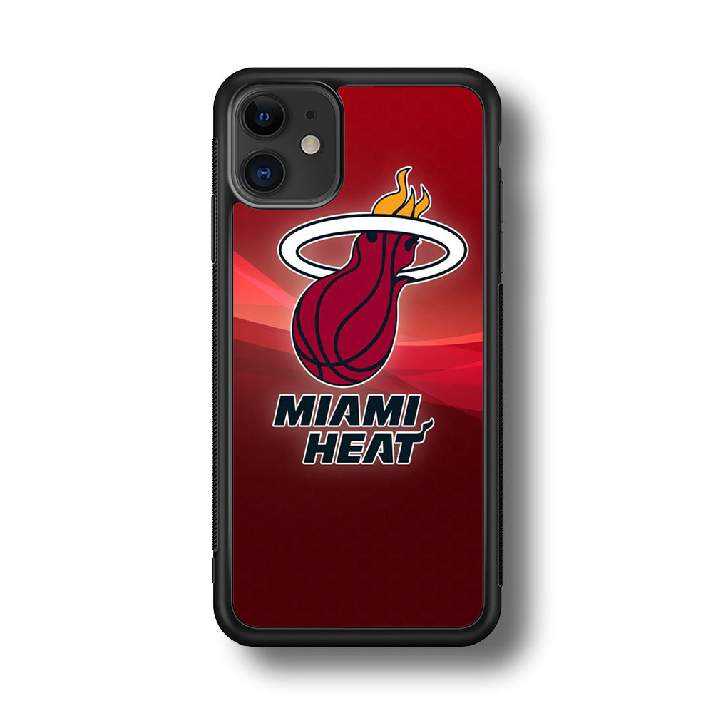 NBA Miami Heat Basketball 001 iPhone 11 Case