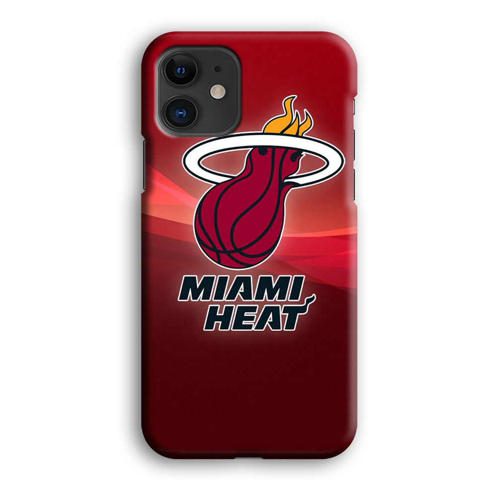 NBA Miami Heat Basketball 001 iPhone 12 Mini Case