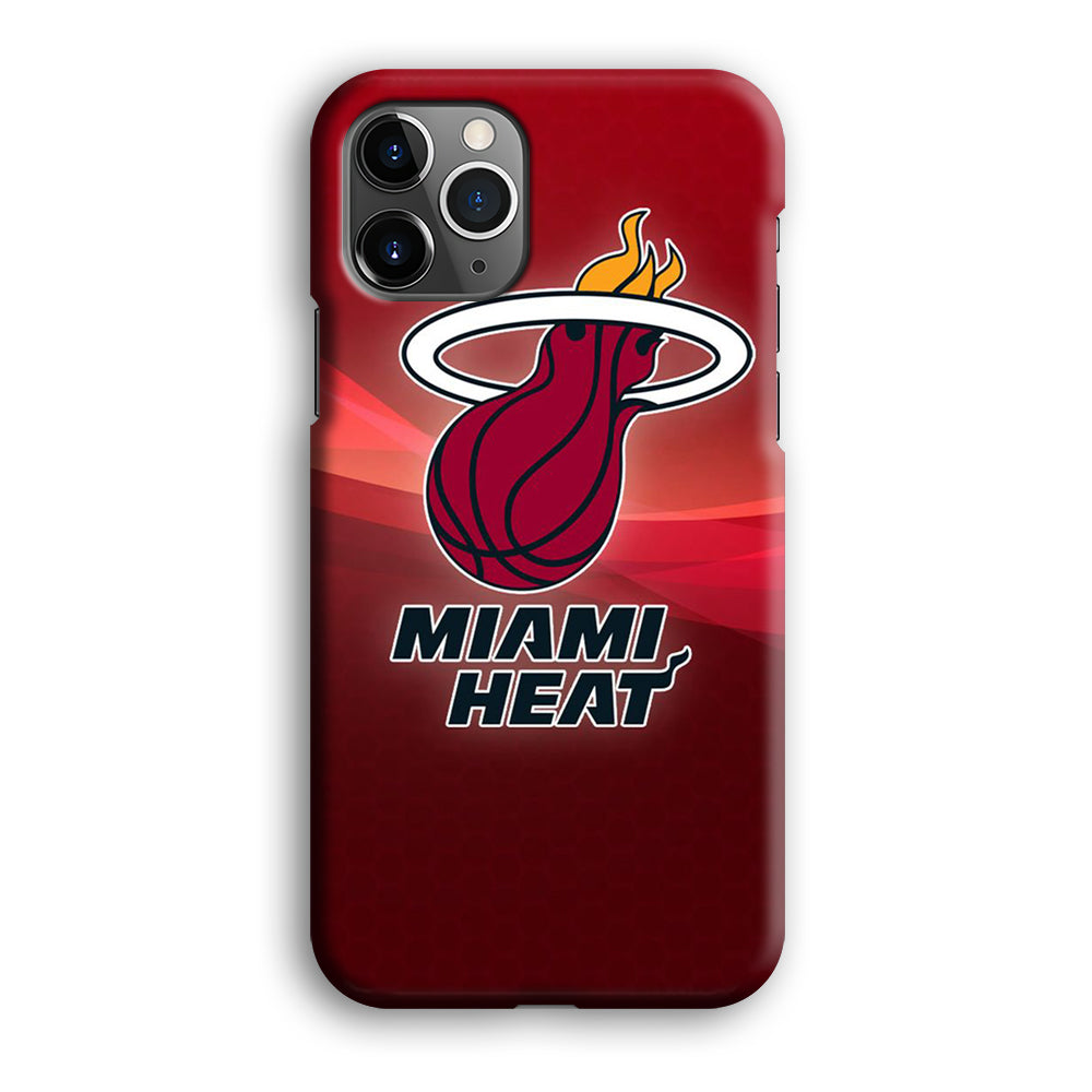 NBA Miami Heat Basketball 001 iPhone 12 Pro Case