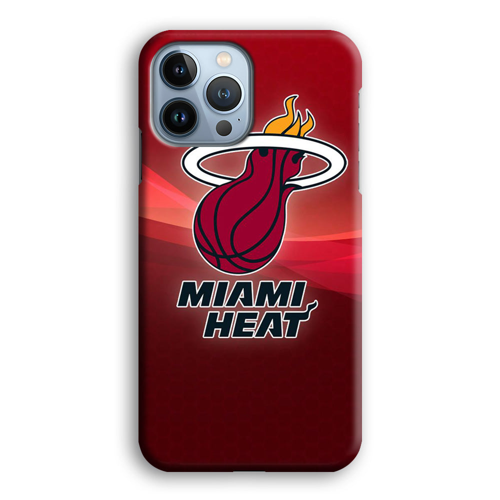 NBA Miami Heat Basketball 001 iPhone 14 Pro Case