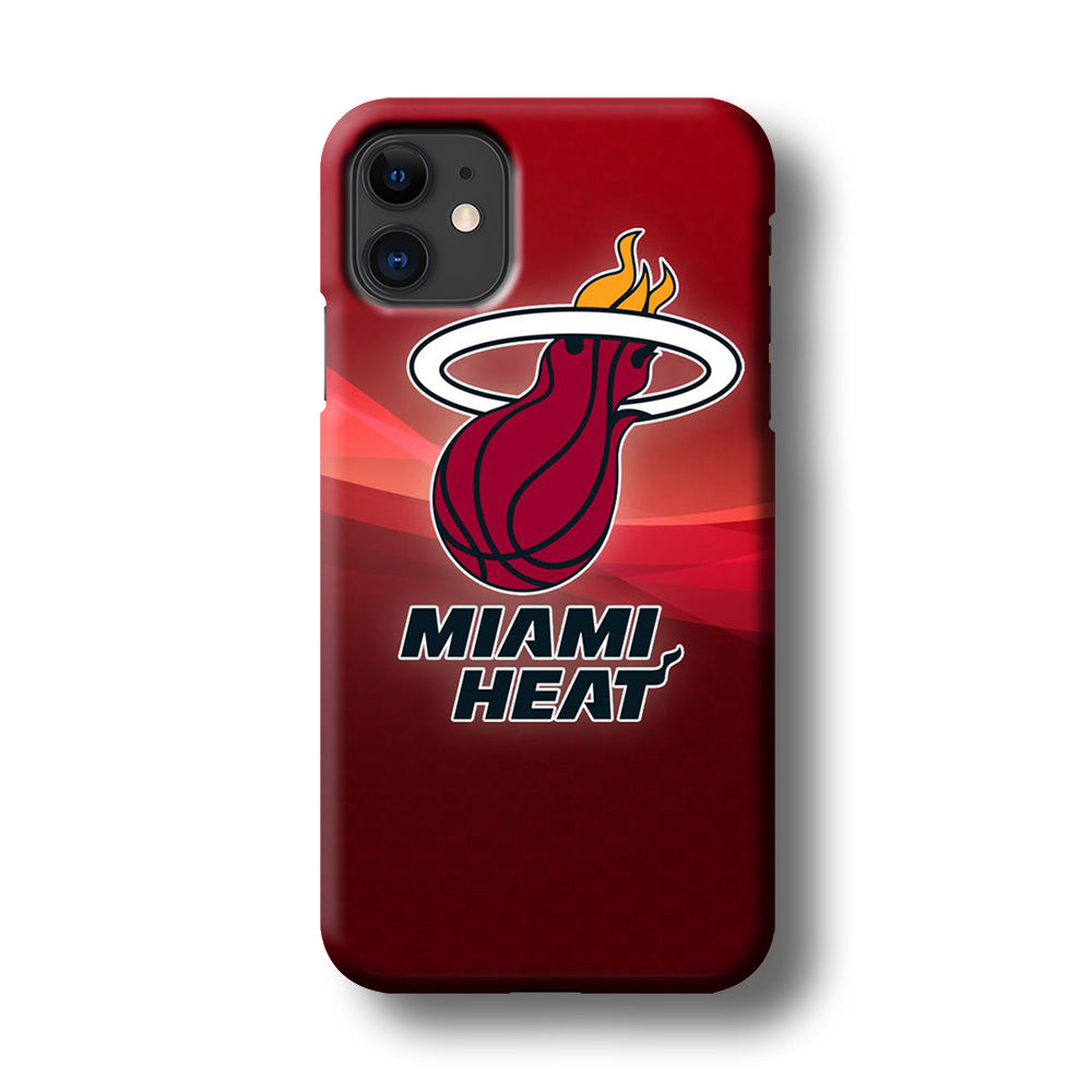 NBA Miami Heat Basketball 001 iPhone 11 Case