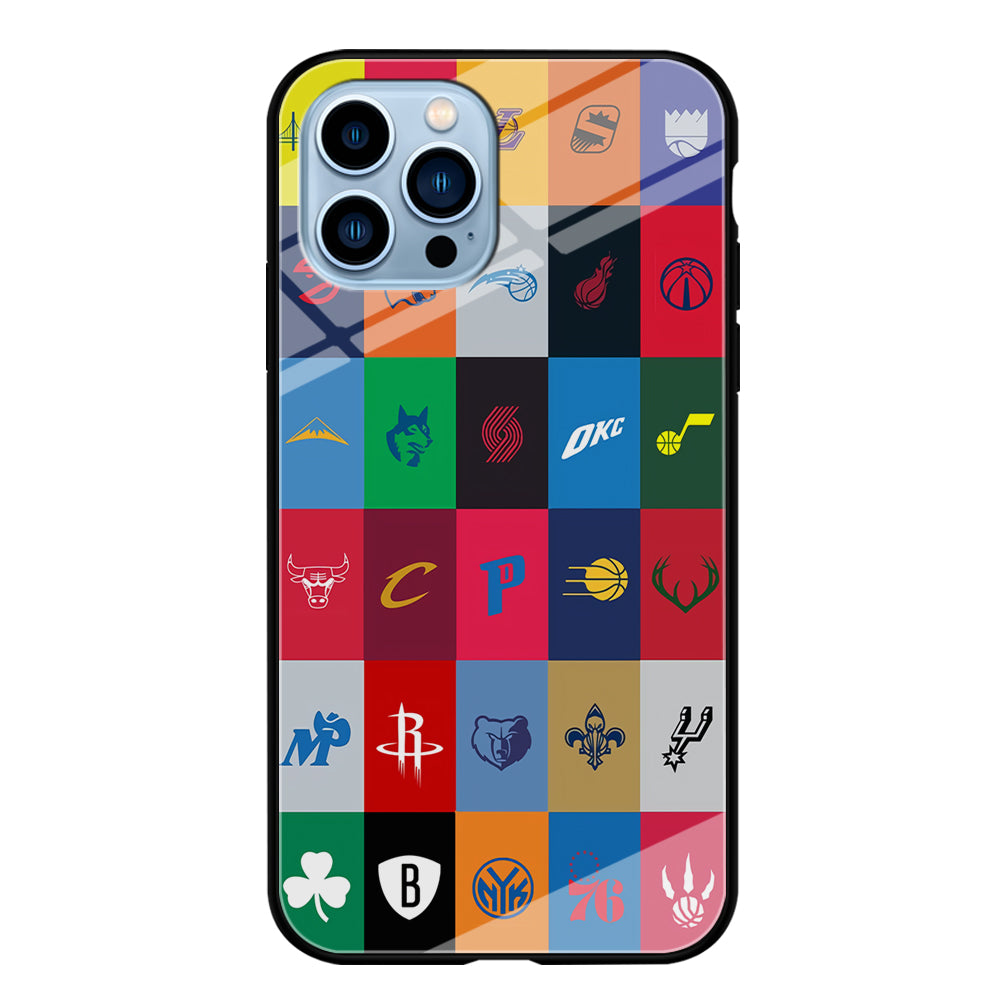 NBA Team Logos iPhone 13 Pro Max Case