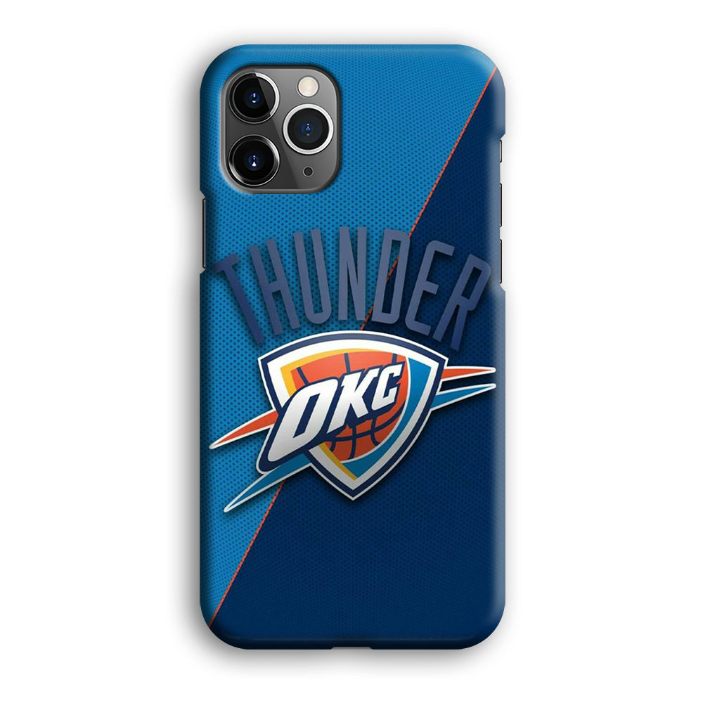 NBA Thunder Basketball 001 iPhone 12 Pro Max Case