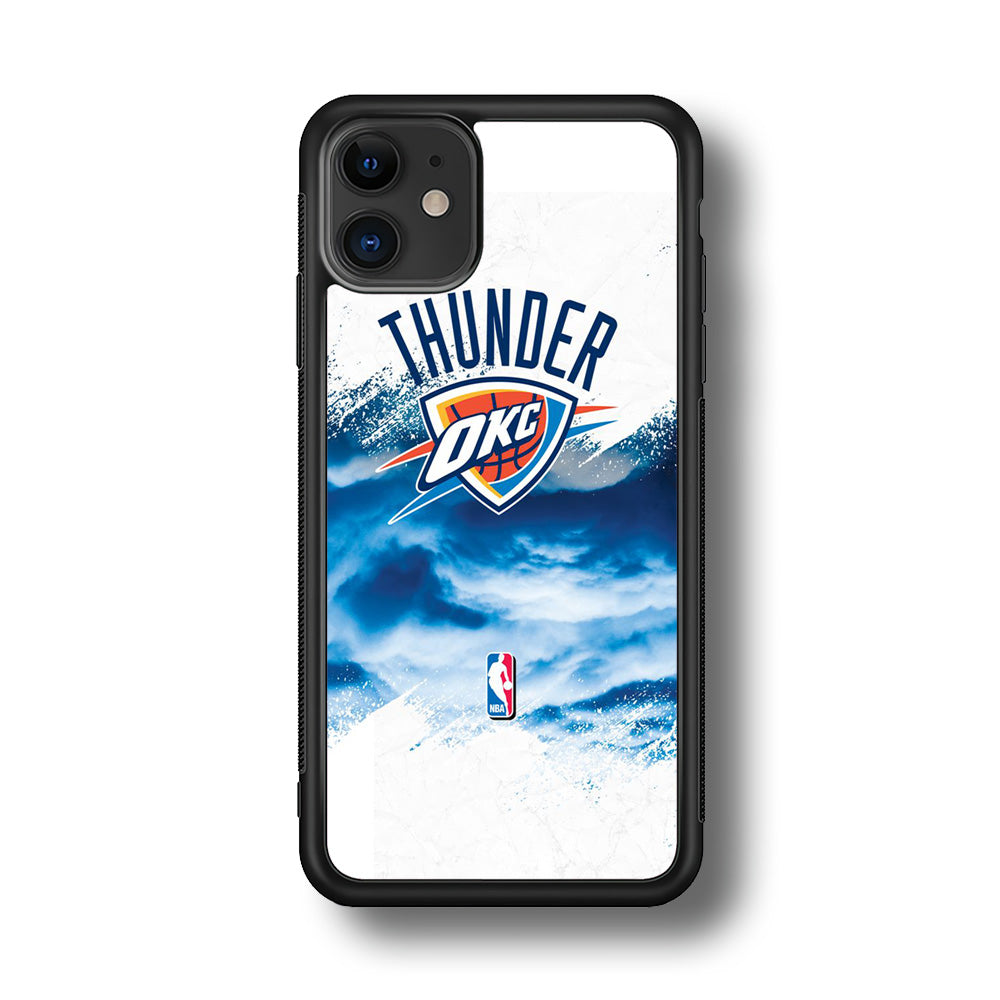 NBA Thunder Basketball 002 iPhone 11 Case