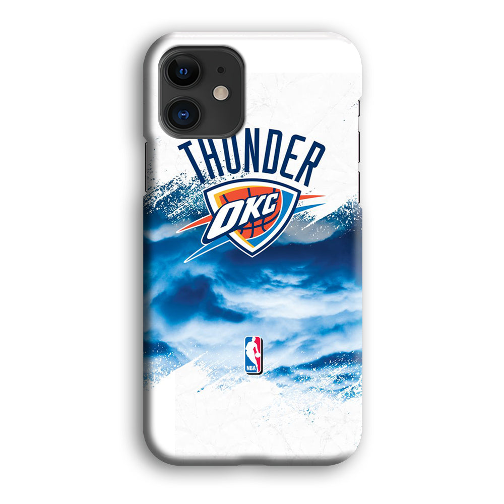 NBA Thunder Basketball 002 iPhone 12 Case