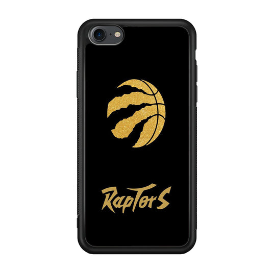NBA Toronto Raptors Basketball 001 iPhone 7 Case-Phone Case-Rubber Black (2D Case)-Altracase
