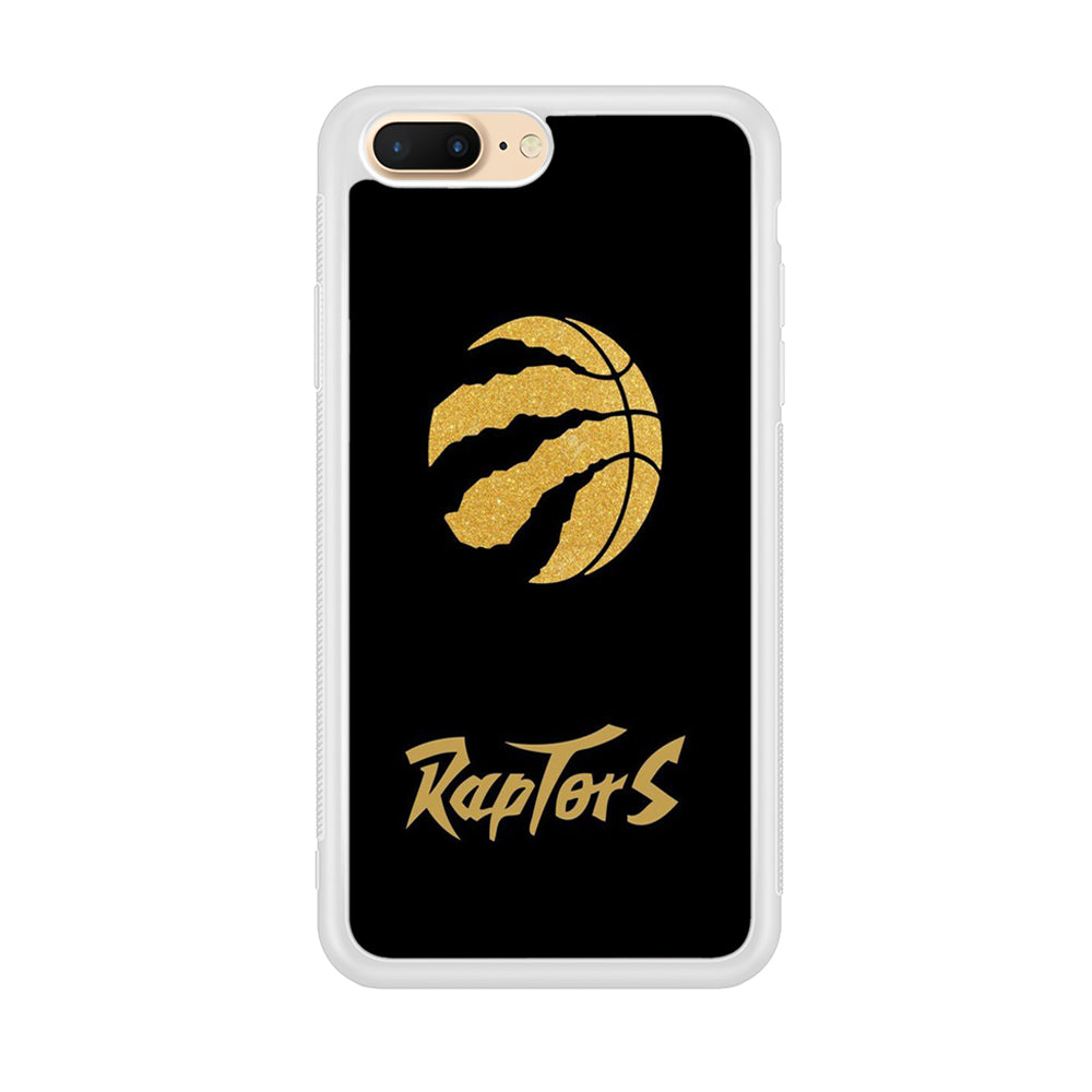 NBA Toronto Raptors Basketball 001 iPhone 8 Plus Case-Phone Case-Rubber White (2D Case)-Altracase