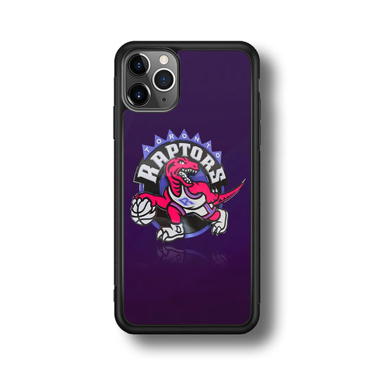 NBA Toronto Raptors Basketball 002 iPhone 11 Pro Case-Phone Case-Rubber Black (2D Case)-Altracase