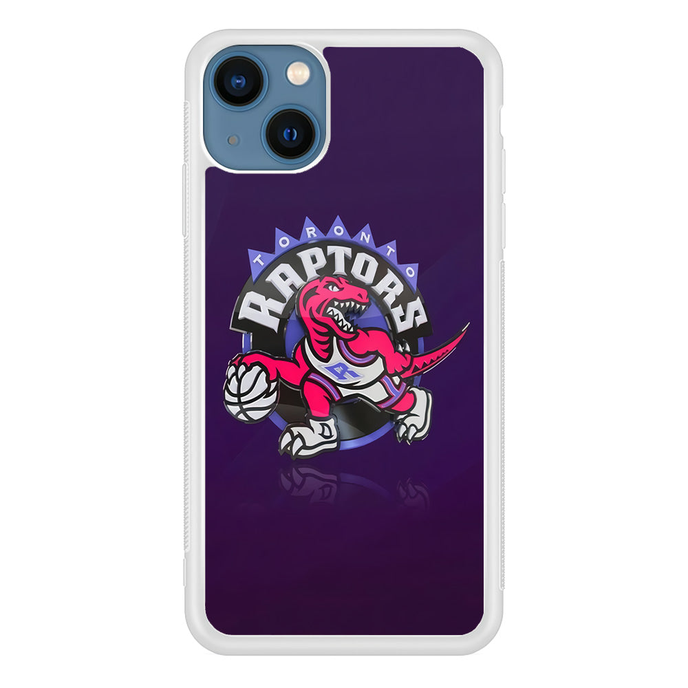 NBA Toronto Raptors Basketball 002 iPhone 13 Mini Case-Phone Case-Rubber White (2D Case)-Altracase