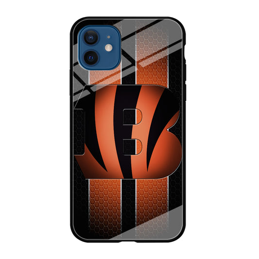 NFL Cincinnati Bengals 001 iPhone 12 Case-Phone Case-Tempered Glass Case-Altracase