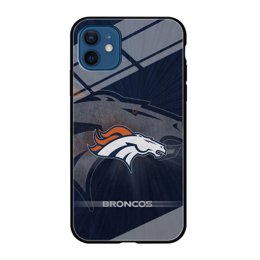 NFL Denver Broncos 001 iPhone 12 Case-Phone Case-Tempered Glass Case-Altracase