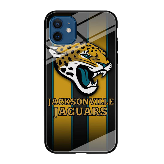 NFL Jacksonville Jaguars 001 iPhone 12 Case-Phone Case-Tempered Glass Case-Altracase
