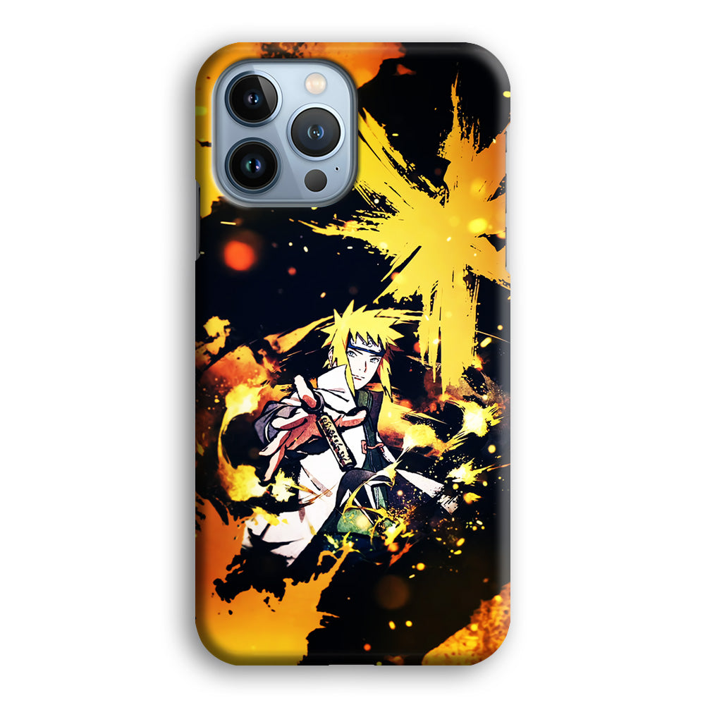 Namikaze Minato Painting iPhone 14 Pro Case