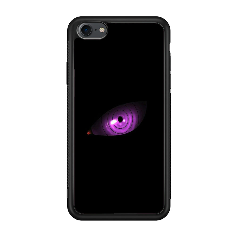 Naruto - Eye Rinnegan iPhone 7 Case-Phone Case-Rubber Black (2D Case)-Altracase
