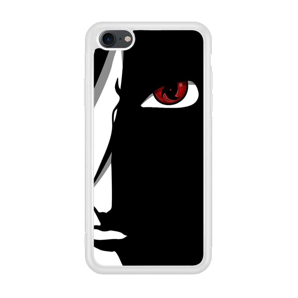 Naruto - Mangekyou Sharingan iPhone 7 Case-Phone Case-Rubber White (2D Case)-Altracase