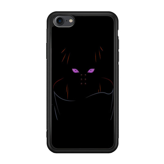 Naruto - Rinnegan iPhone 7 Case-Phone Case-Rubber Black (2D Case)-Altracase
