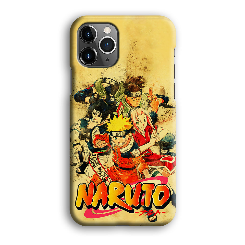 Naruto Shippuden Vintage iPhone 12 Pro Max Case-Phone Case-3D Case-Altracase