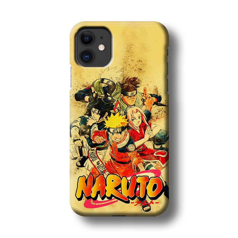 Naruto Shippuden Vintage iPhone 11 Case-Phone Case-3D Case-Altracase