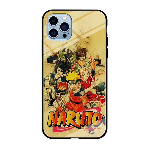 Naruto Shippuden Vintage iPhone 12 Pro Max Case-Phone Case-Tempered Glass Case-Altracase