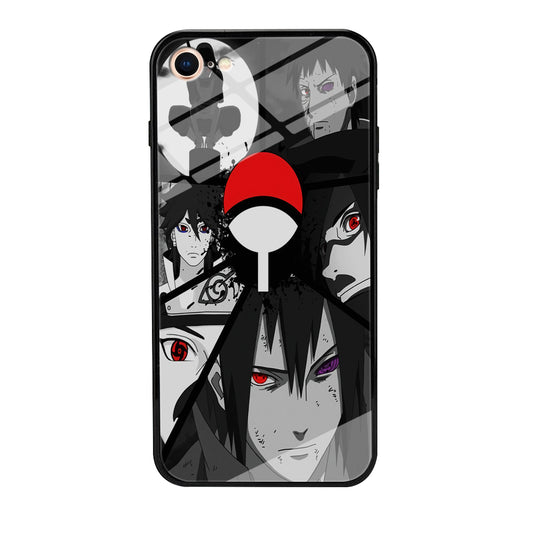 Naruto Uchiha Clan iPhone 7 Case-Phone Case-Tempered Glass Case-Altracase