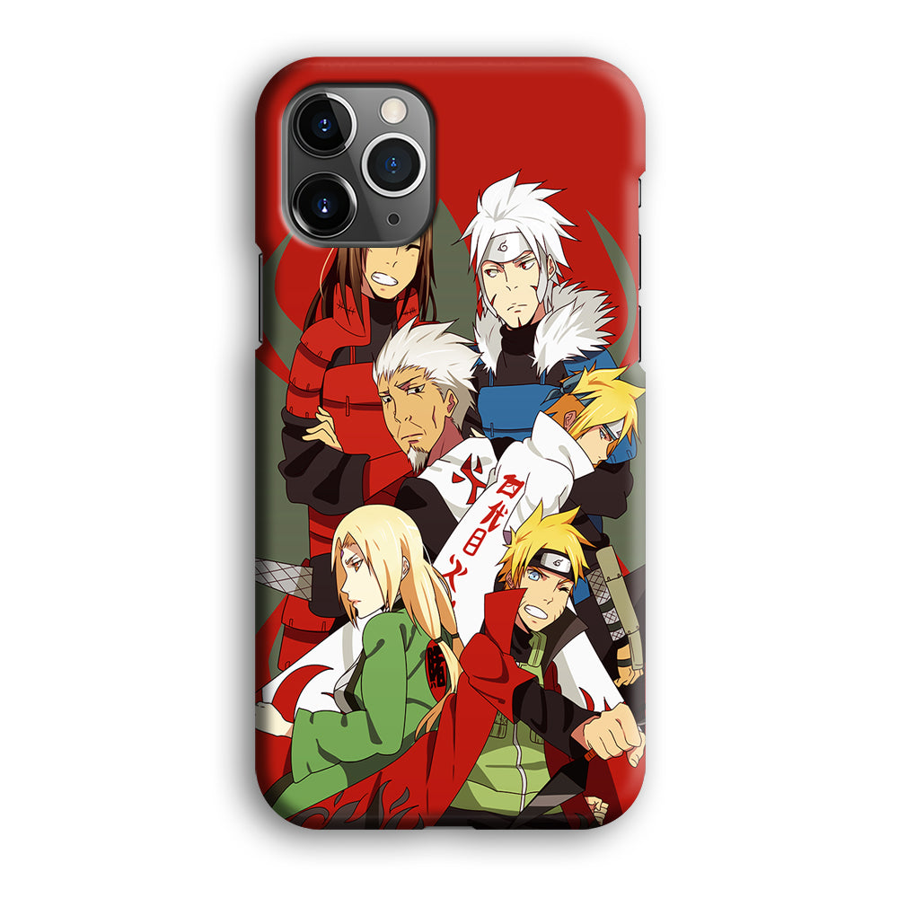 Naruto all hokages iPhone 12 Pro Case