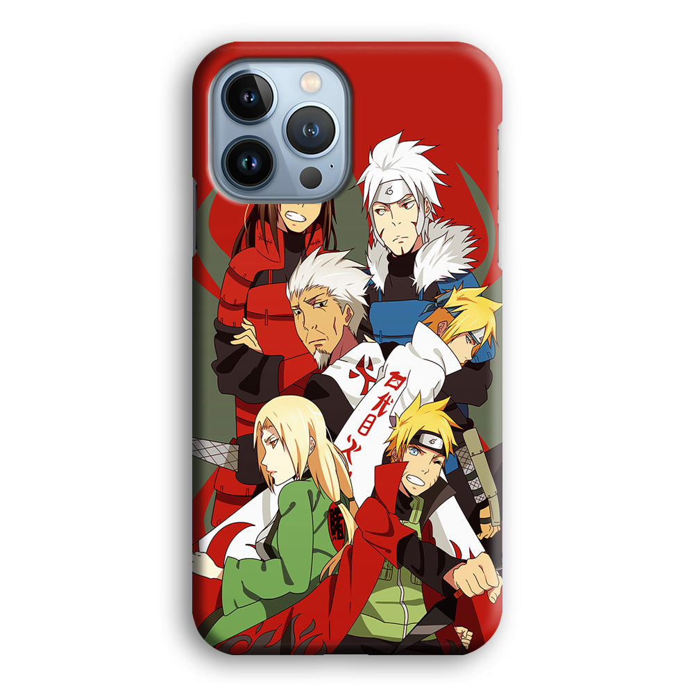 Naruto all hokages iPhone 14 Pro Case