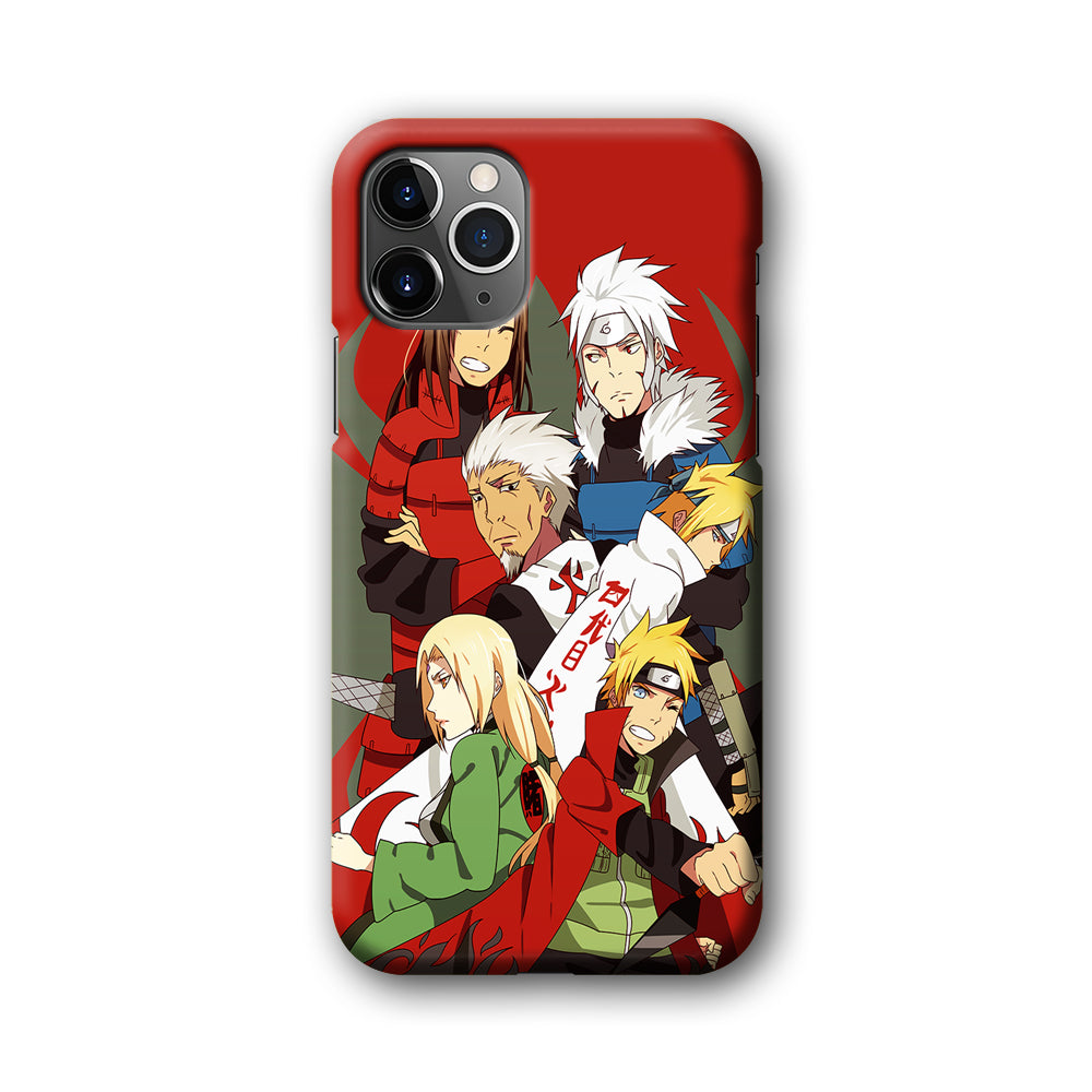 Naruto all hokages iPhone 11 Pro Max Case