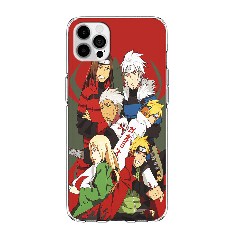 Naruto all hokages iPhone 13 Pro Case