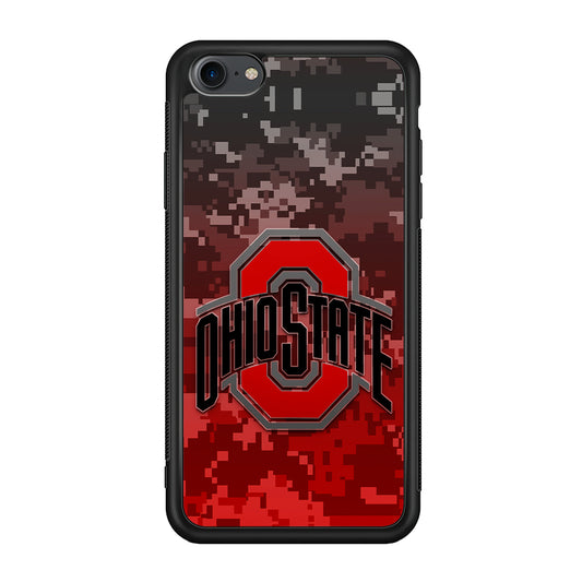 Ohio State Pixel Art iPhone 7 Case