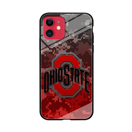 Ohio State Pixel Art iPhone 11 Case