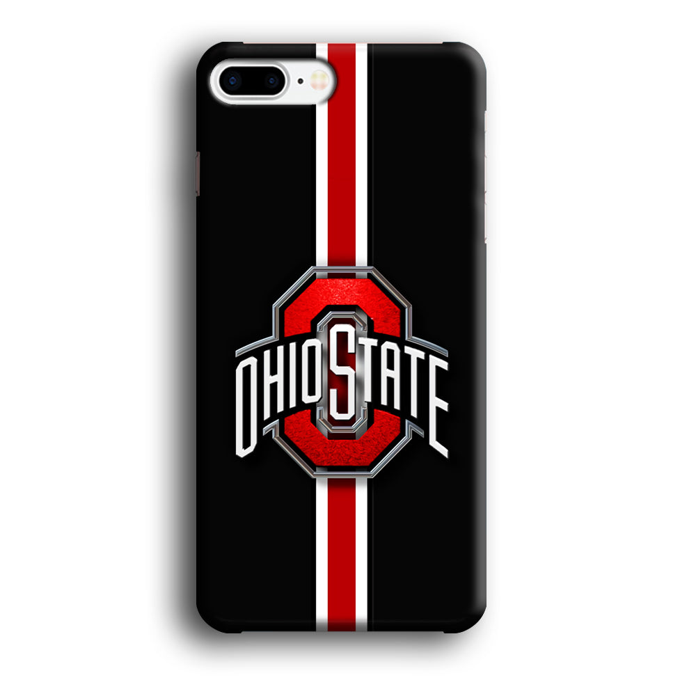 Ohio State White Red Line iPhone 7 Plus Case