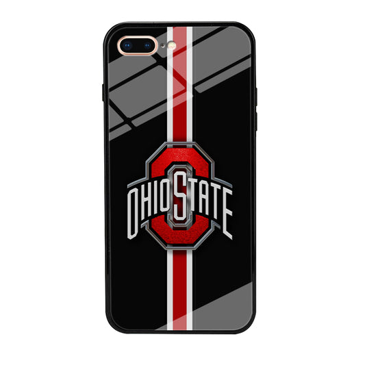 Ohio State White Red Line iPhone 7 Plus Case