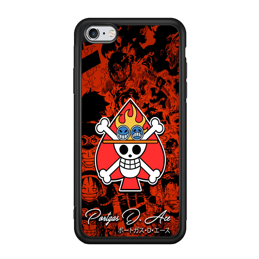 One Piece Ace Logo Comic iPhone 6 Plus | 6s Plus Case