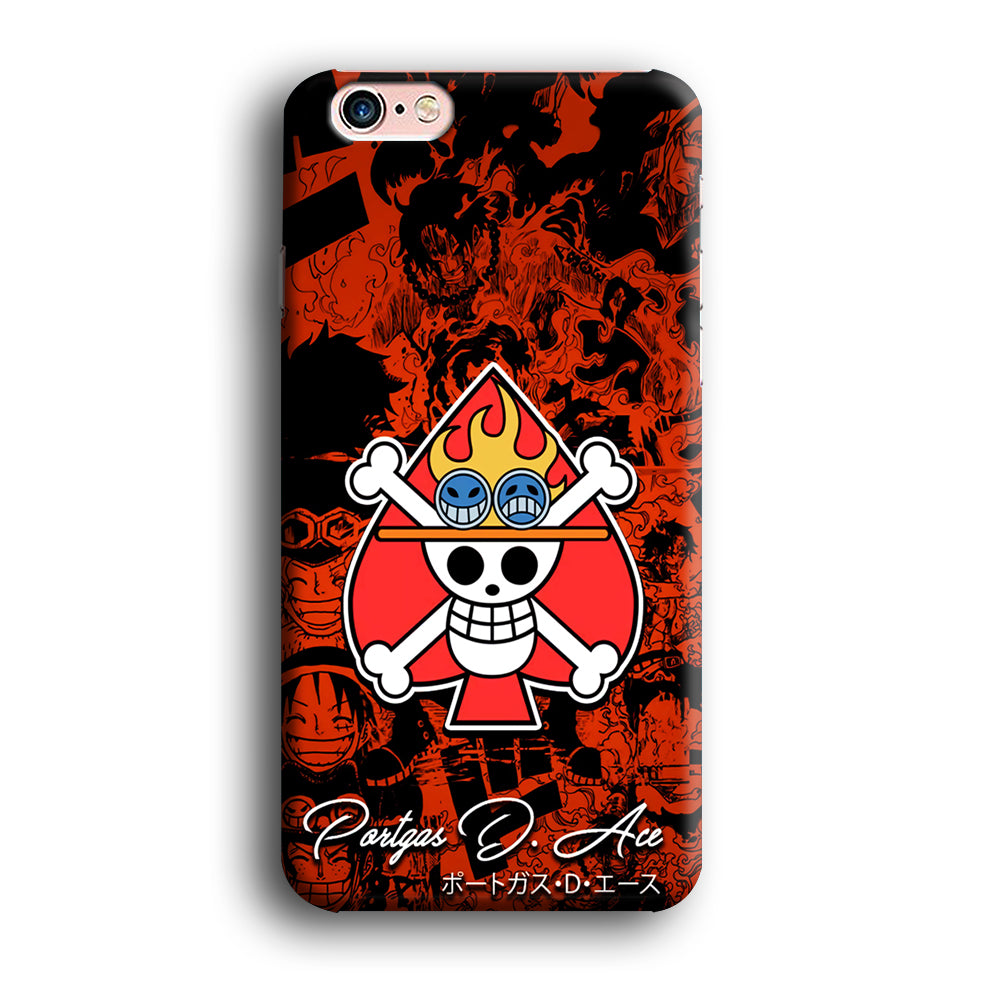 One Piece Ace Logo Comic iPhone 6 Plus | 6s Plus Case