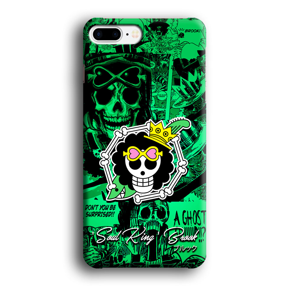 One Piece Brook Logo Comic iPhone 8 Plus Case