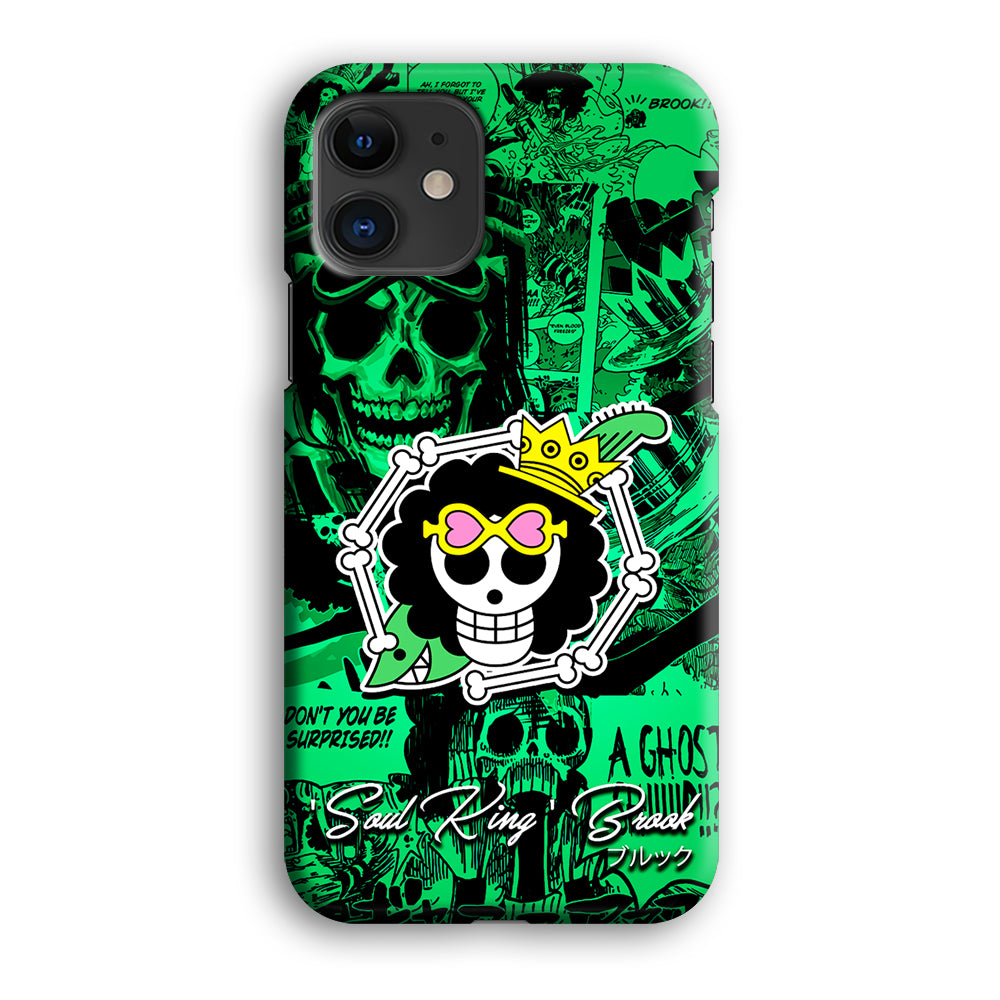 One Piece Brook Logo Comic iPhone 12 Case