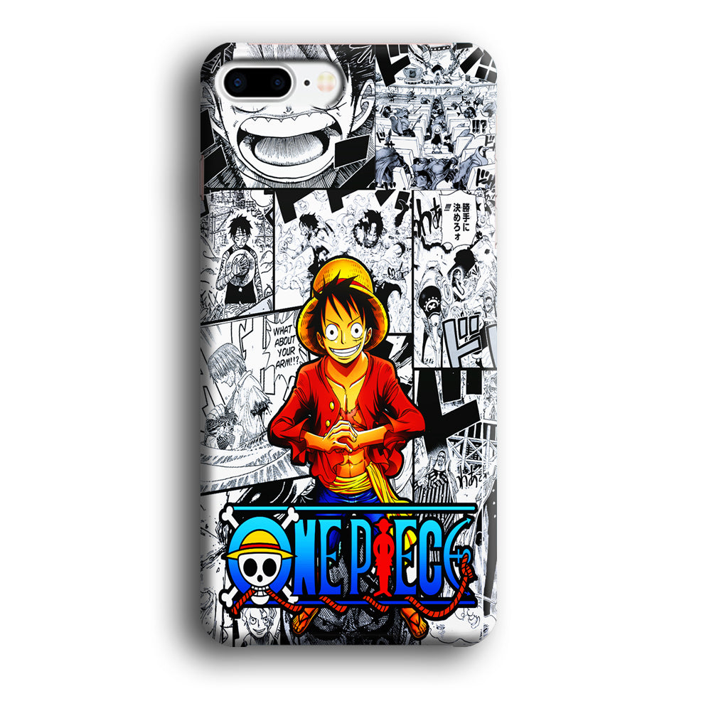 One Piece Luffy Comic iPhone 8 Plus Case