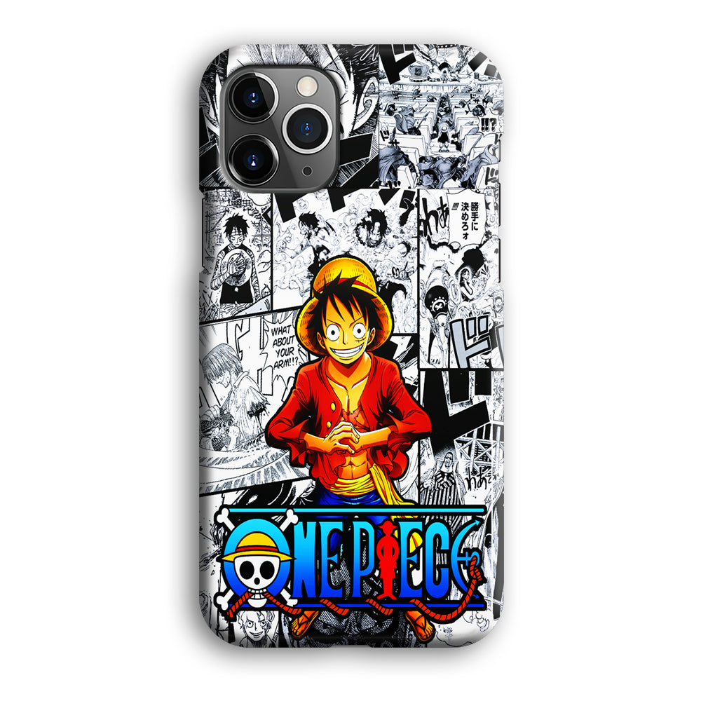 One Piece Luffy Comic iPhone 12 Pro Case