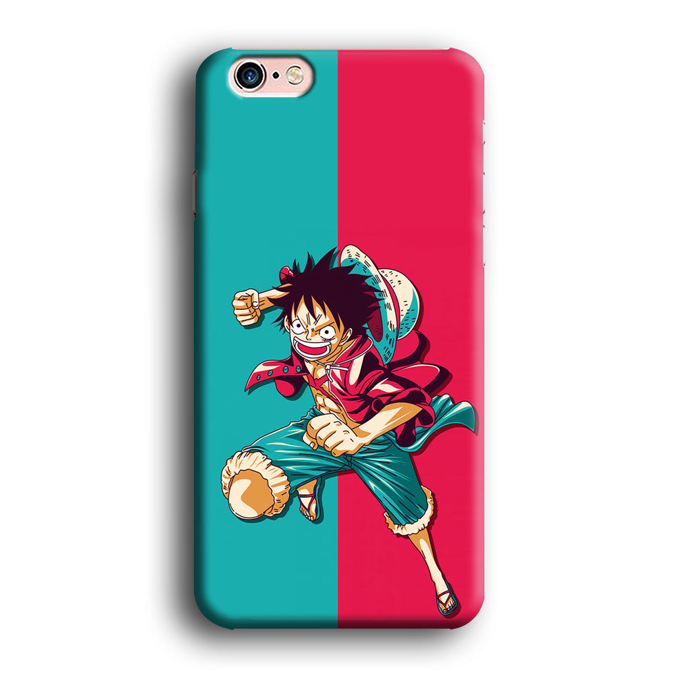 One Piece Luffy Red Blue iPhone 6 Plus | 6s Plus Case