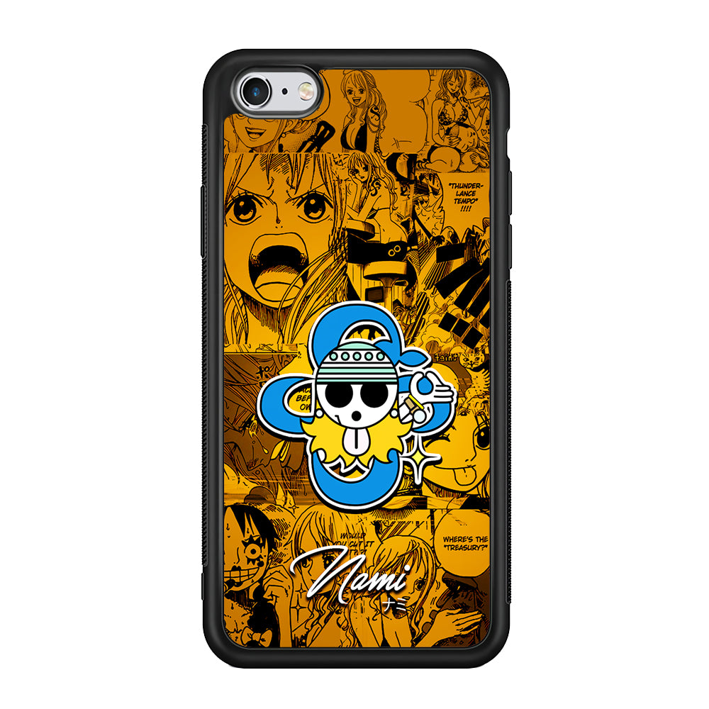 One Piece Nami Logo Comic iPhone 6 Plus | 6s Plus Case