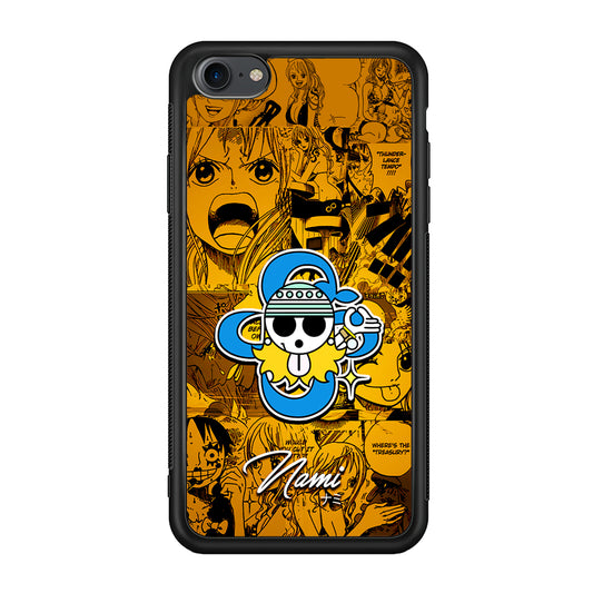 One Piece Nami Logo Comic iPhone 7 Case