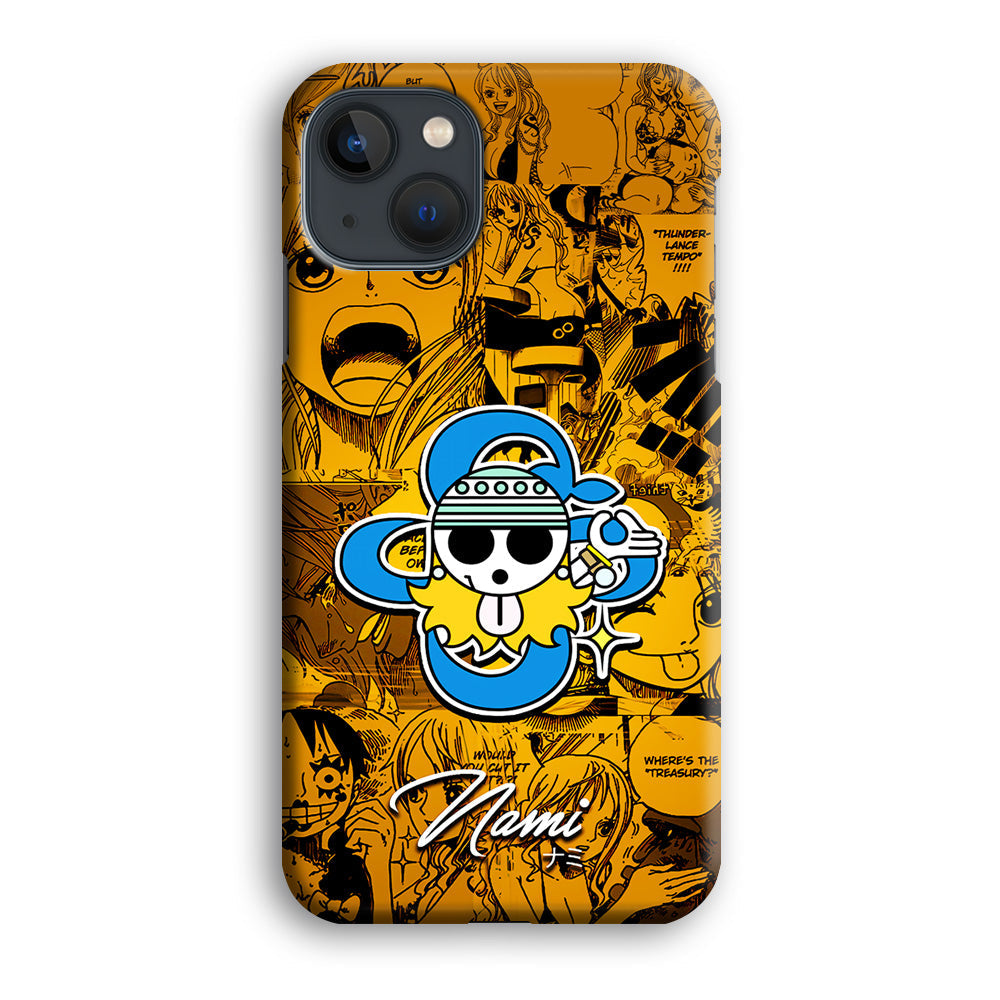 One Piece Nami Logo Comic iPhone 13 Case