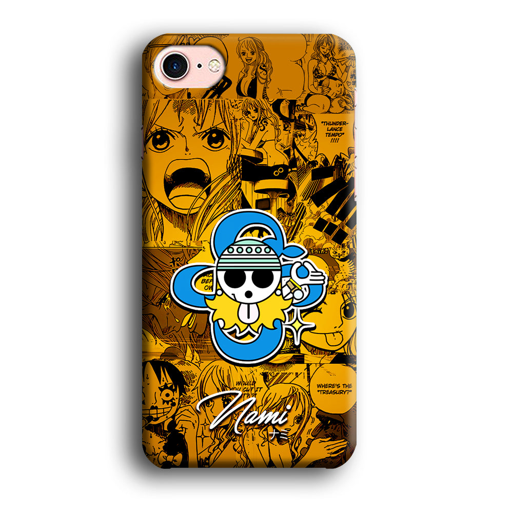 One Piece Nami Logo Comic iPhone 7 Case