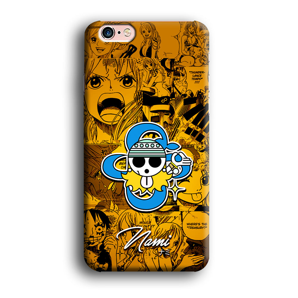 One Piece Nami Logo Comic iPhone 6 Plus | 6s Plus Case