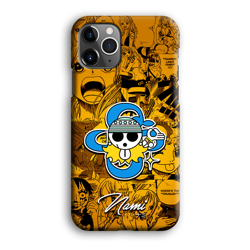 One Piece Nami Logo Comic iPhone 12 Pro Case