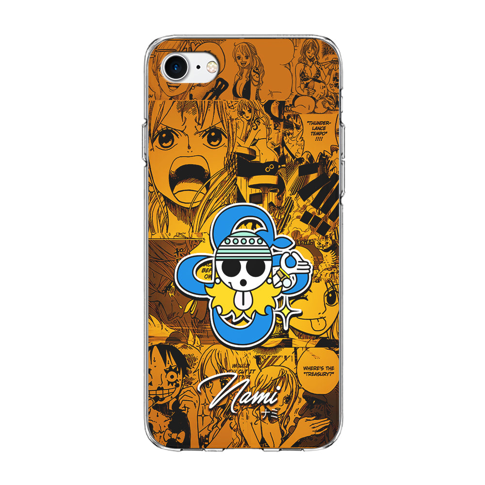 One Piece Nami Logo Comic iPhone 7 Case