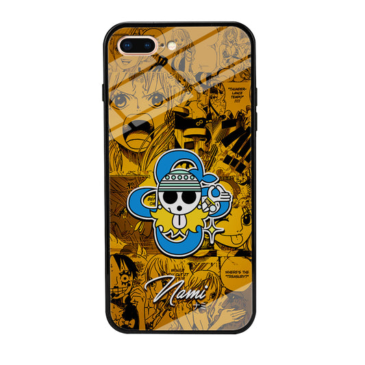 One Piece Nami Logo Comic iPhone 8 Plus Case