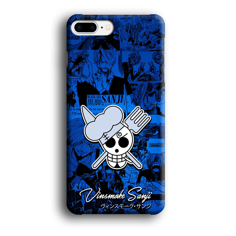 One Piece Sanji Logo Comic iPhone 8 Plus Case