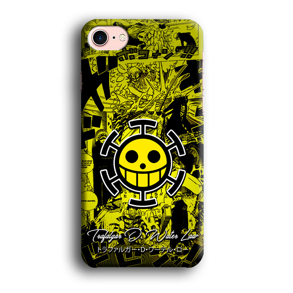 One Piece Trafalgar Law Comic iPhone 7 Case