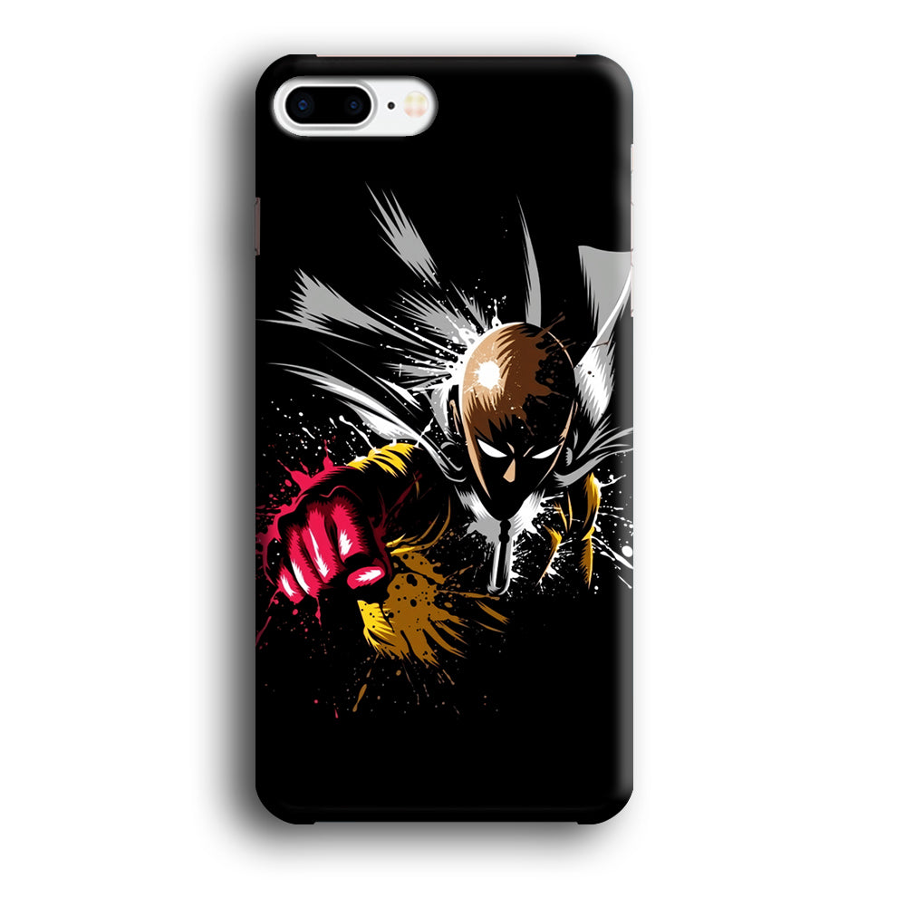 One Punch Man Saitama Painting iPhone 8 Plus Case